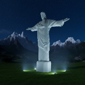 "Christ Rédempteur" La Statue Jésus de Rio au Brésil