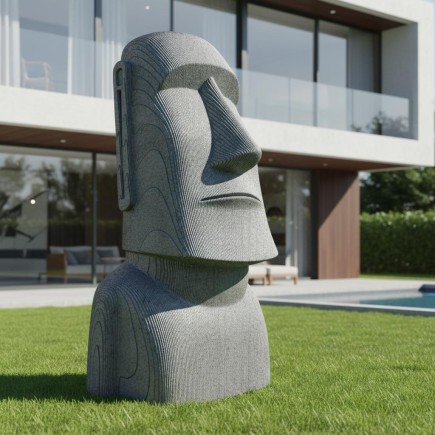 "Moaï" La statue de l'ile de paques XXL paramétrique